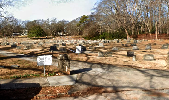 Cemetery entrance on 4th Ave